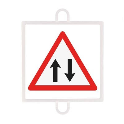 PANEL DE SE�ALIZACION TRAFICO DE PELIGRO N� 6 (DOS SENTIDOS)