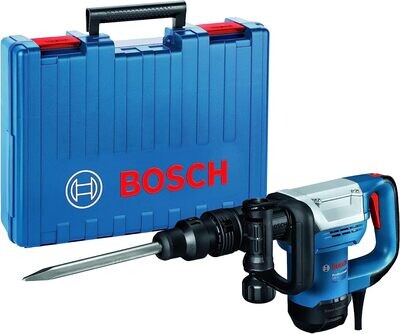 Bosch Professional GSH 5 - Martillo demoledor (7,5 J, SDS max, Vario Lock, en maletín)