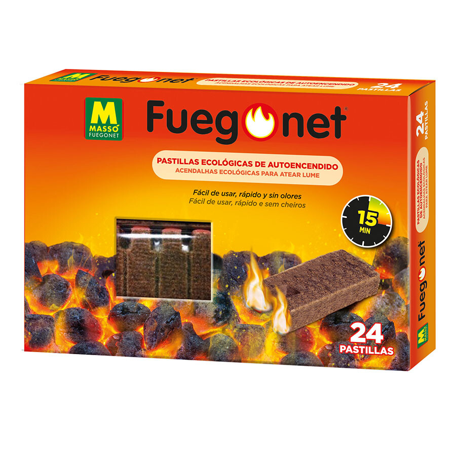 PASTILLAS ECOLÓGICAS DE AUTOENCENDIDO 3 UNIDADES