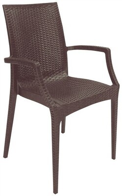 Sill�n REMO, polipropileno MARR�N chocolate