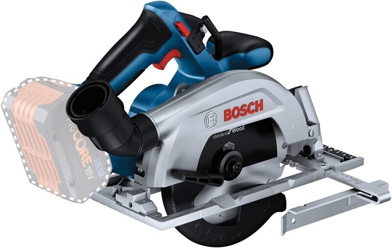 Bosch Professional 18V System GKS 18V 57-2 - Sierra circular a batería (Ø 165 mm, profundidad de corte 57 mm, sin batería, en caja)