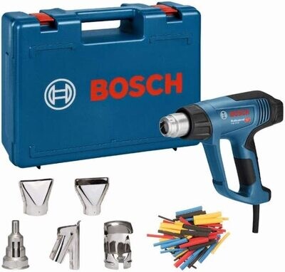 Bosch Professional GHG 23-66 - Decapador (2300 W, temperatura regulable 50 - 650°, pantalla digital, 10 flujos, 5 accesorios, en maletín)