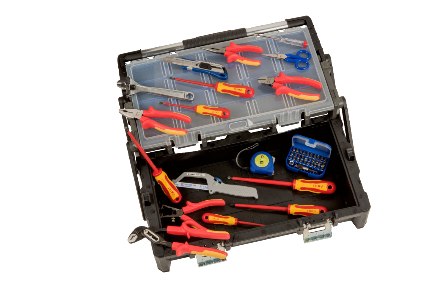 CAJA DE HERRAMIENTAS DE PLÁSTICO, 48 pieza