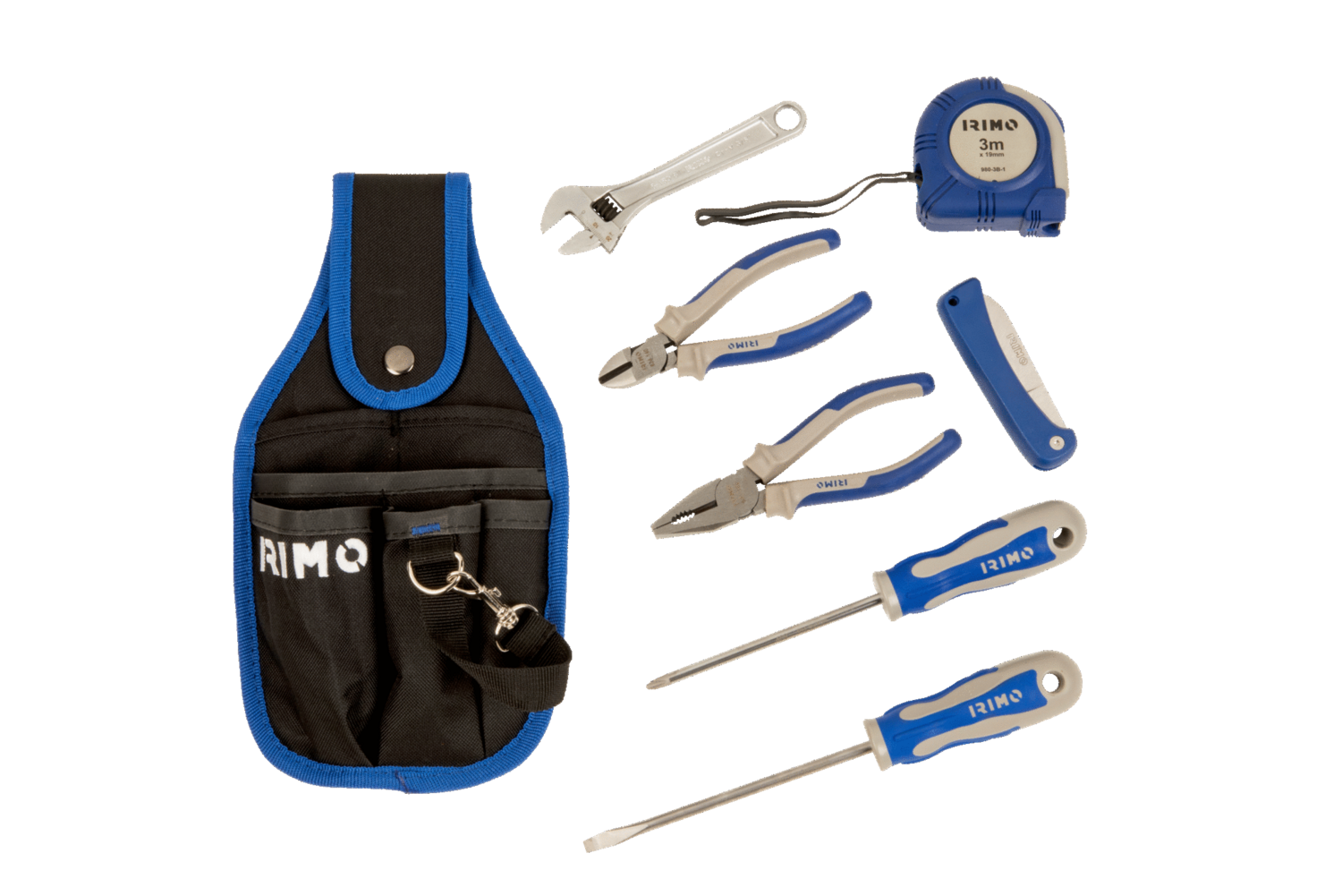 BOLSA CON 7 HERRAMIENTAS PARA MANTENIMIENTO 
GENERAL