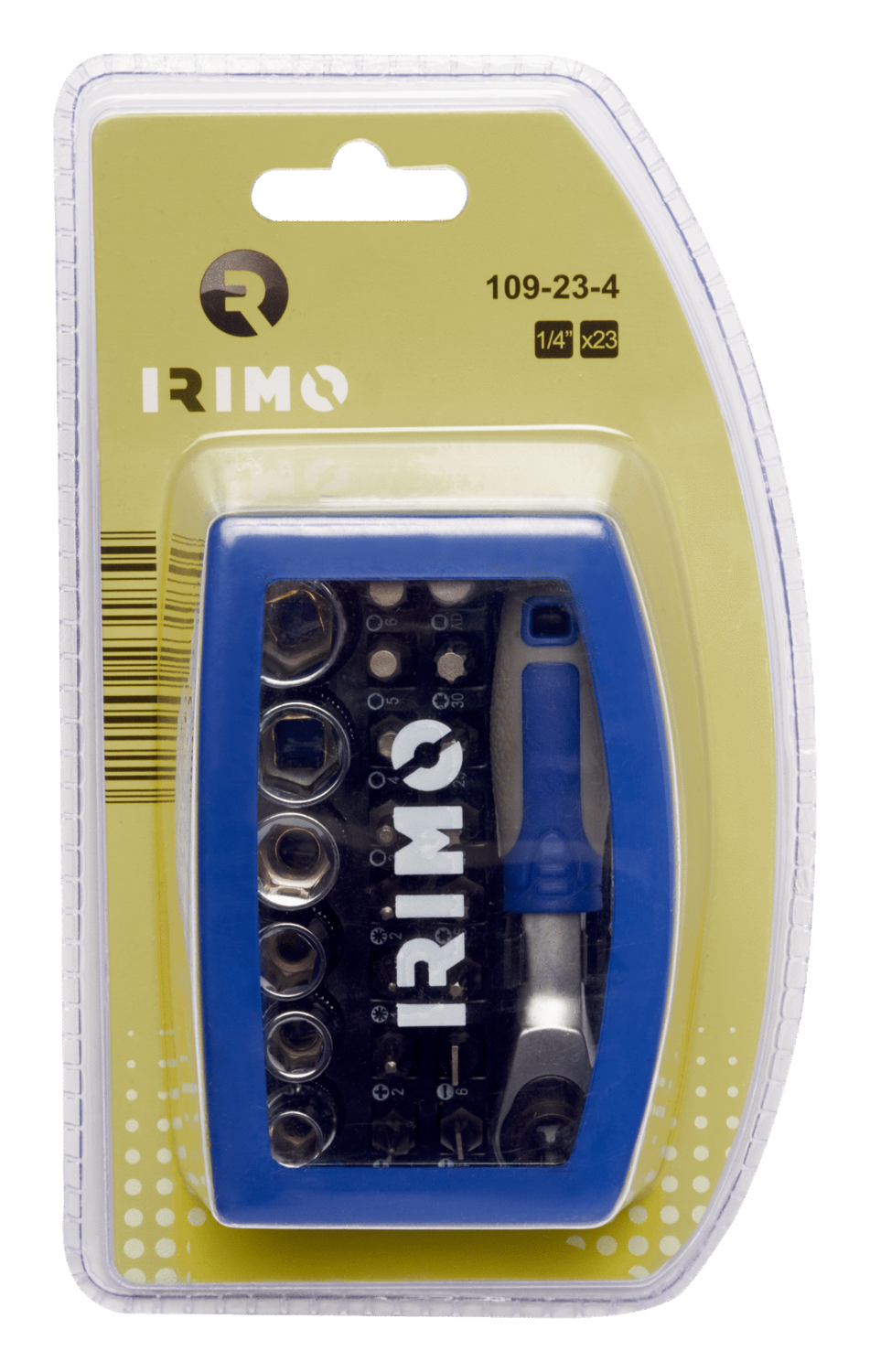 JUEGO DE VASOS Y PUNTAS DE 1/4”, 23 piezas