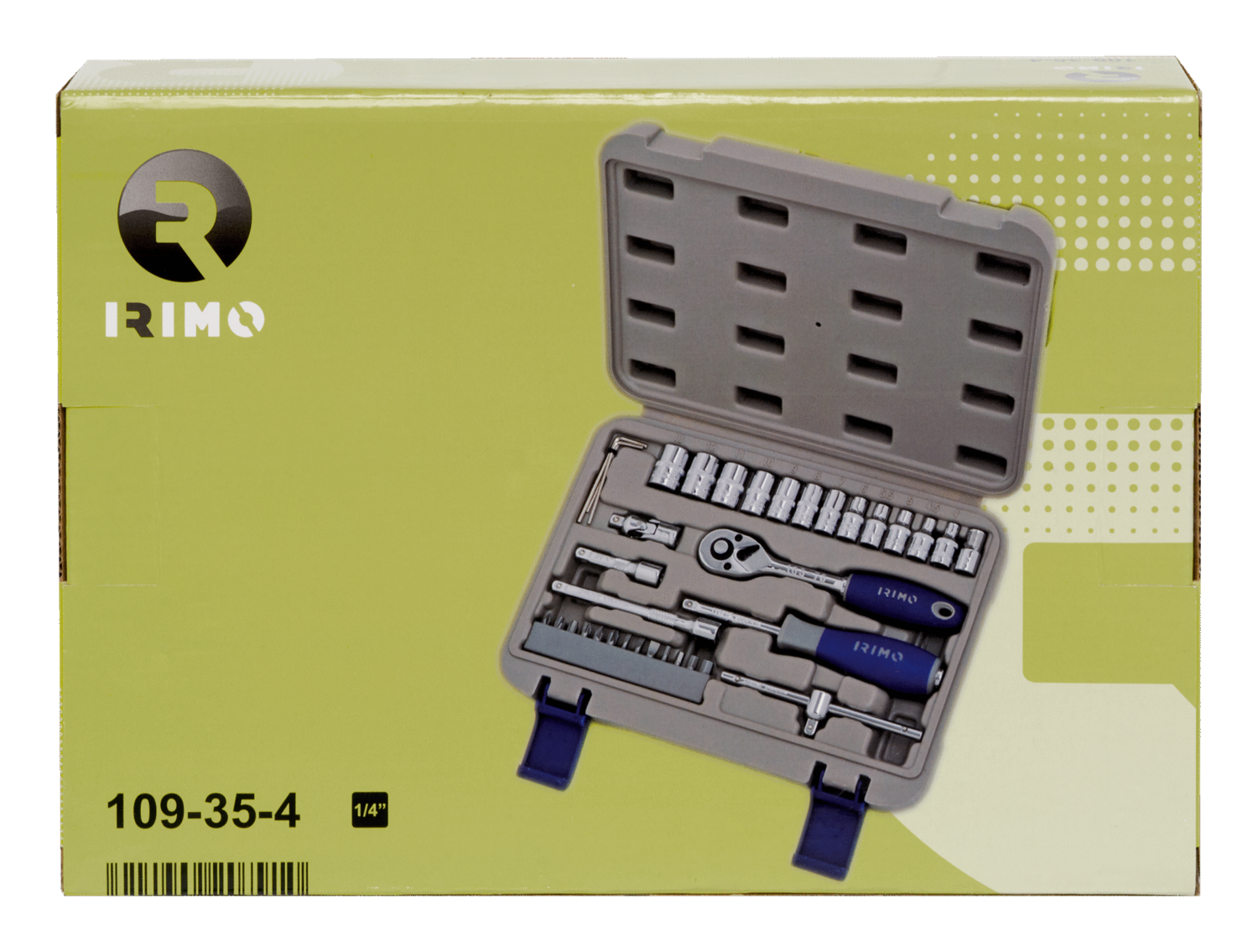 JUEGO VASOS 1/4”, 35 piezas