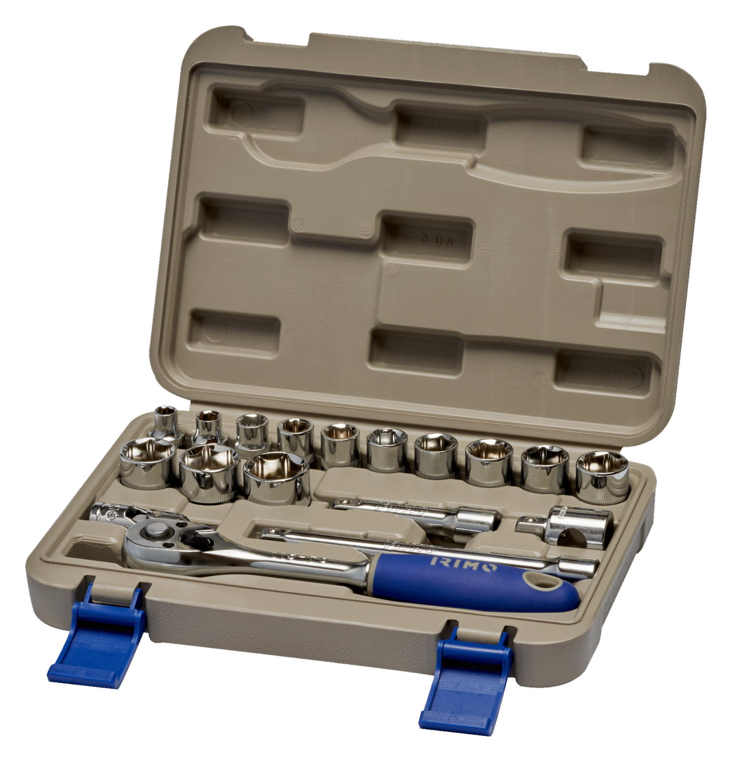 JUEGO VASOS 3/8”, 18 piezas