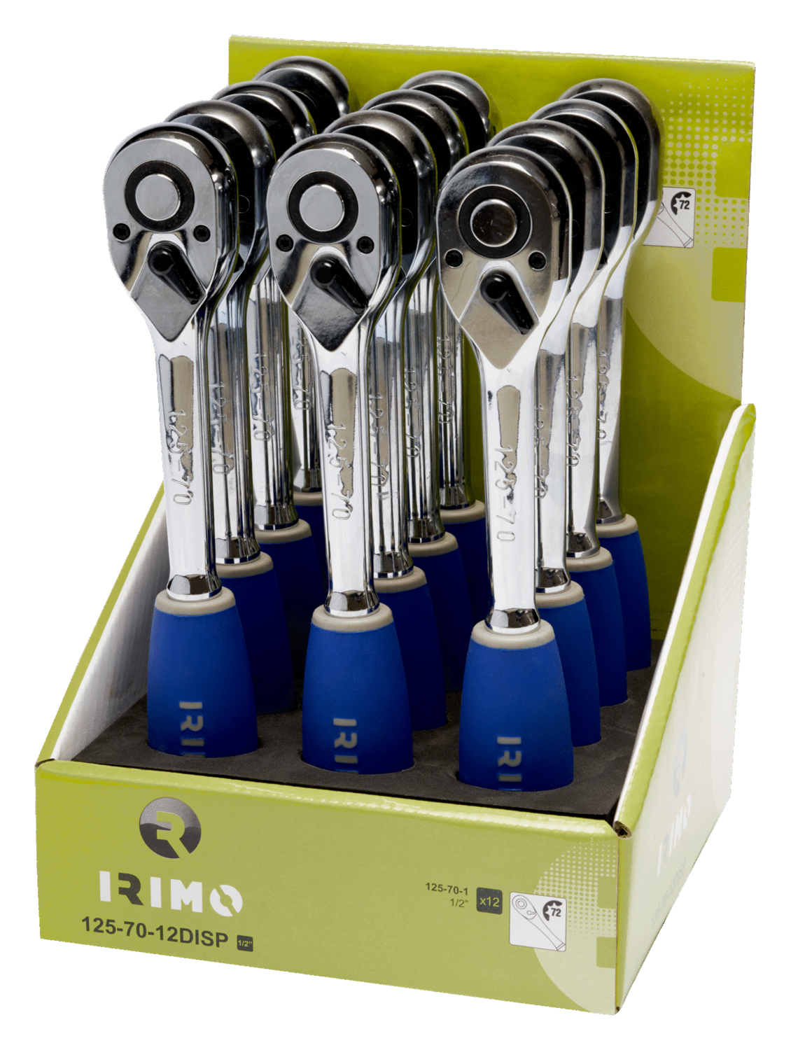 EXPOSITOR CON 12 CARRACAS DE 1/2”