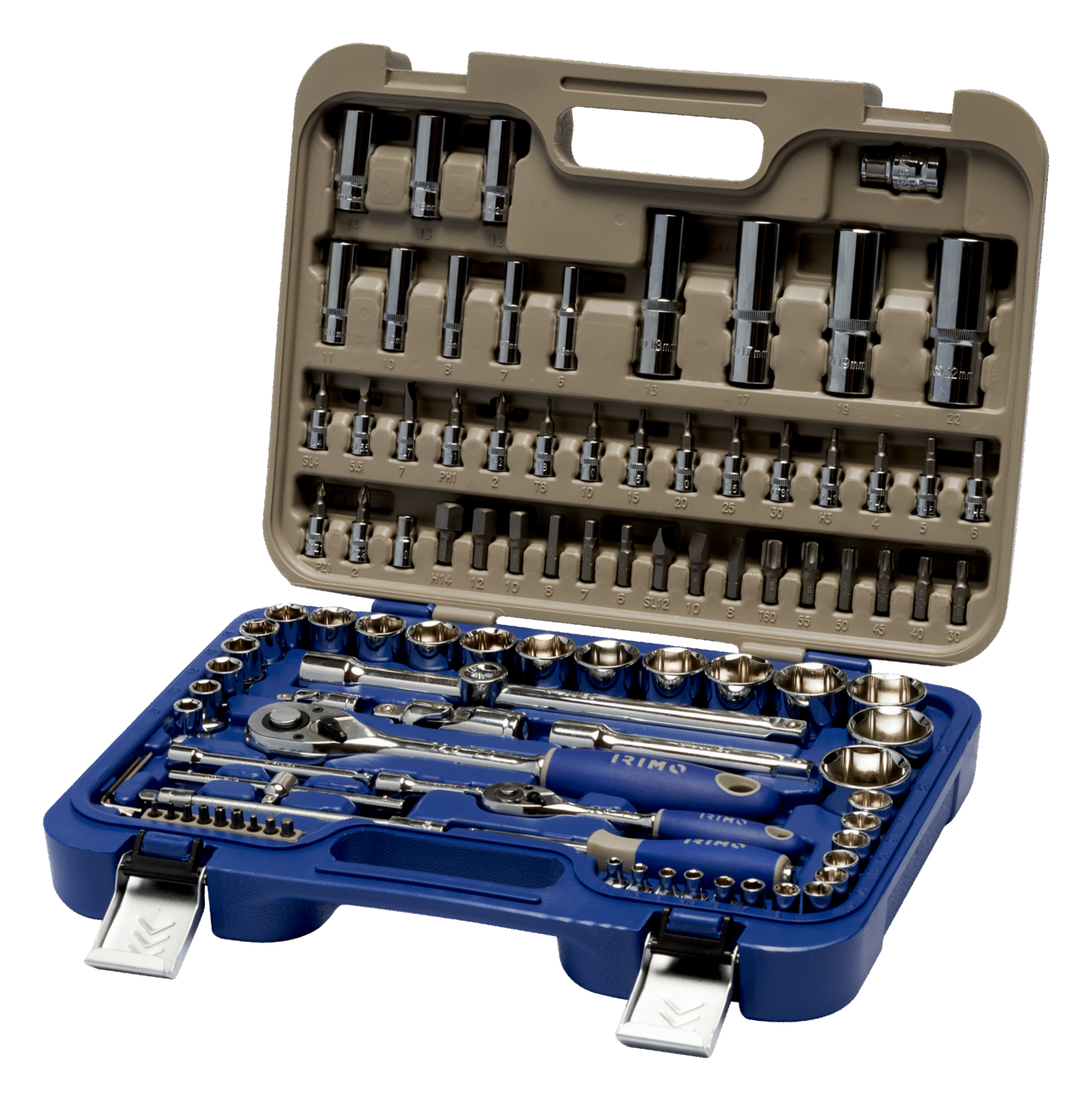 JUEGO VASOS MIXTO 1/4”-1/2”, 108 piezas