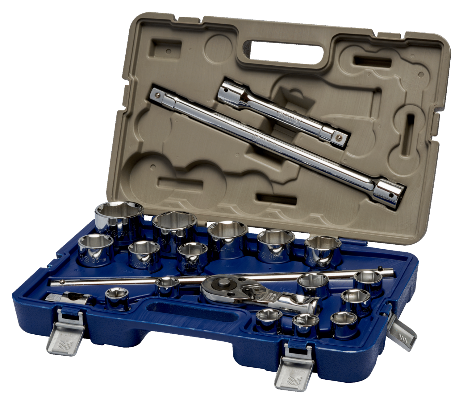 JUEGO VASOS 3/4”, HEXAGONALES, MM, 21 piezas