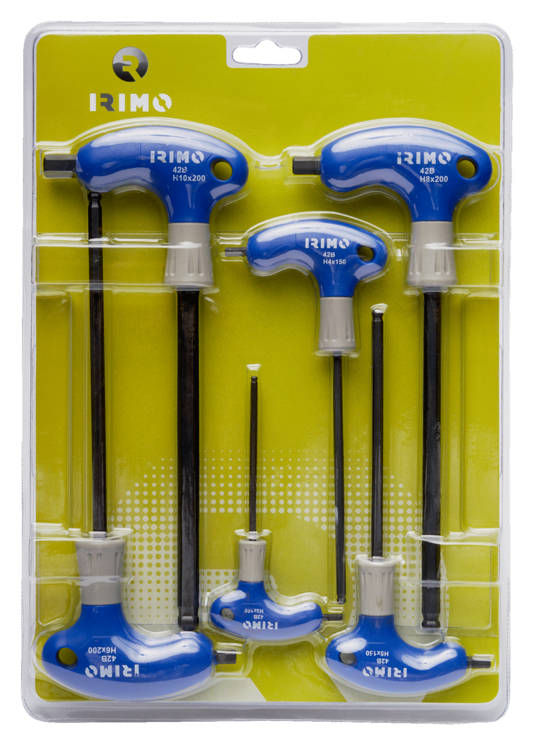 JUEGO DE 6 DESTORNILLADORES LLAVES ALLEN, 
MANGO EN T