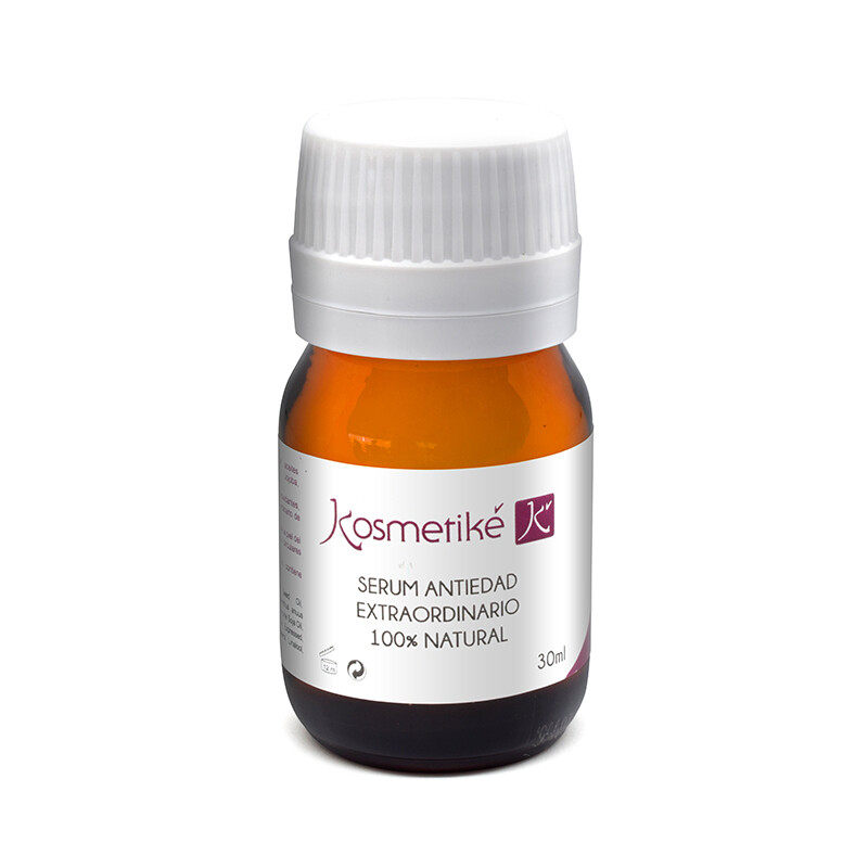Serum Antiedad Extraordinario Kosmetiké Profesional 100 % Natural 30 cc: Acción Global Antiedad