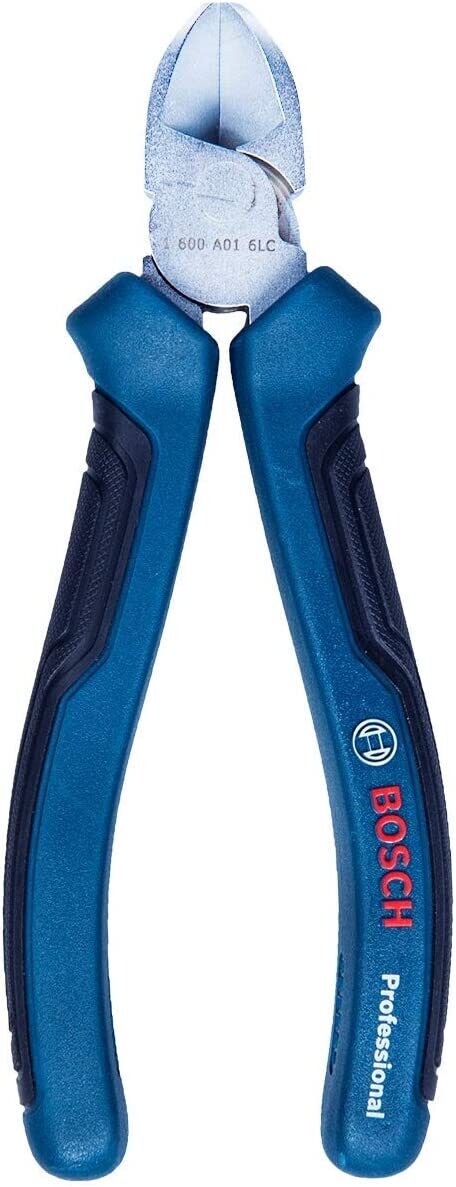 Bosch Professional - Alicates de corte diagonal (longitud 160 mm, cromo vanadio, mango softgrip)
