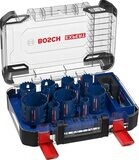 Bosch Professional 14 uds. Set de Sierra de Corona Expert Tough Material (para Madera con metal, Ø 20-76 mm, Accesorios Taladro de impacto rotativo)