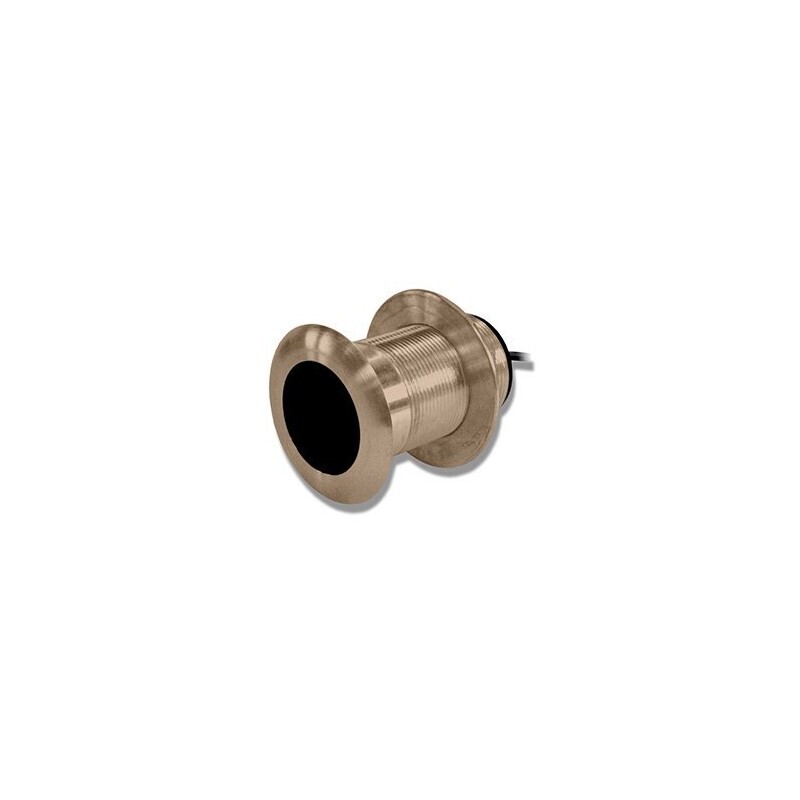 TRANSDUCTOR DE MONTAJE A TRAVÉS DEL CASCO DE BRONCE CON SENSORES DE PROFUNDIDAD Y TEMPERATURA (8 PINES) - AIRMAR B117