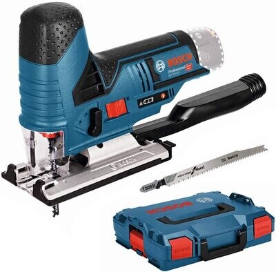 Bosch Professional 12V System GST 12V-70 - Sierra de calar a batería (1500 – 2800 cpm, profundidad de corte 70 mm, sin batería, en L-BOXX)