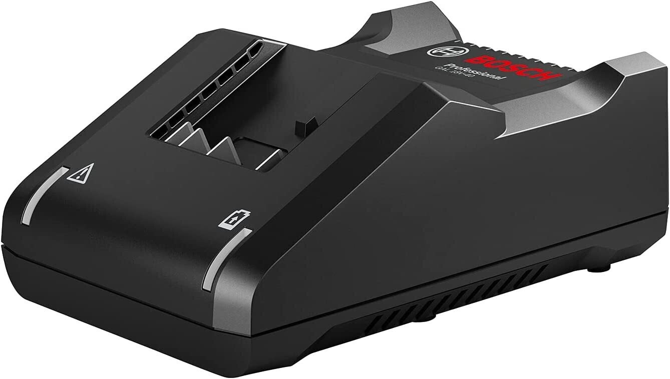 Bosch Professional El cargador rápido multivoltaje GAL 18V-40 (universal, se puede utilizar con todas las herramientas profesionales sin cable de 18 V de Bosch, accesorios para herramientas sin cable)