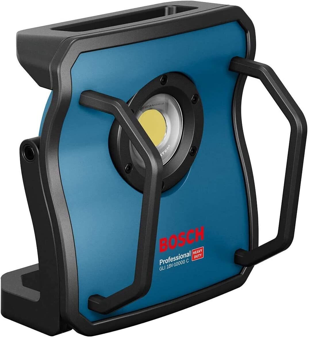 Bosch Professional 18V System GLI 18V-10000 C - Foco de obra LED a batería (10 000 lúmenes, IP64, conectable, sin bateria, en caja)