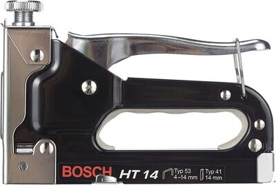 Bosch Professional 1x Grapadora Manual HT 14 (Para grapas del tipo 53, de 4/6/8/10/12/14 mm, Accesorios Grapadora Manual)
