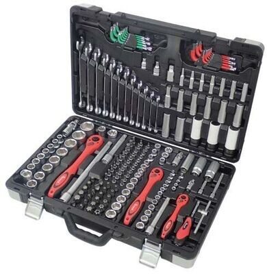 MALETÍN LLAVES DE VASO 176 PIEZAS BT176