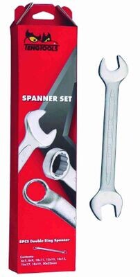 JUEGO DE LLAVES FIJAS DE DOBLE BOCA 6211 - 11 PIEZAS