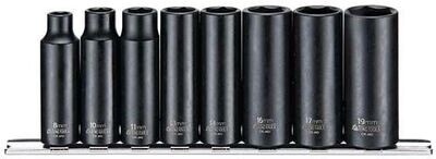 JUEGO DE LLAVES DE VASOS DE IMPACTO 1\2" - 9126 - 10 PIEZAS