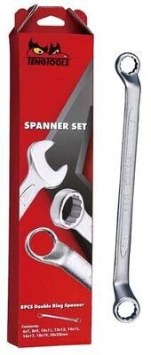 JUEGO DE 8 LLAVES DE ESTRELLA ACODADAS 6308