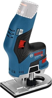 Bosch Professional 12V System GKF 12V-8 - Fresadora de cantos a batería (13000 rpm, pinzas Ø 6 mm / 8 mm, sin batería, en caja)