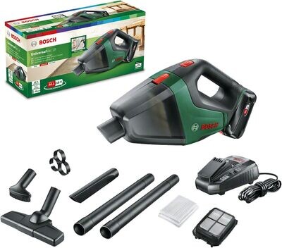 Bosch Aspirador a batería UniversalVac 18 batería de 2.5 Ah, sistema de 18 voltios, en caja