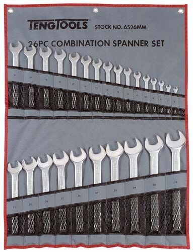 JUEGO DE 26 LLAVES COMBINADAS 6-32MM 6526MM