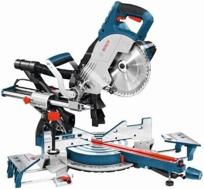 Bosch Professional GCM 8 SJL - Ingletadora telescópica (1600 W, disco 216 mm, Soft Start, láser, en caja)