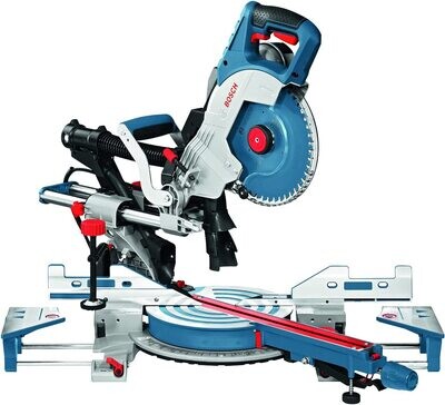 Bosch Professional GCM 8 SDE - Ingletadora telescópica (1600W, Ø Disco 216 mm, velocidad variable, láser, en caja)