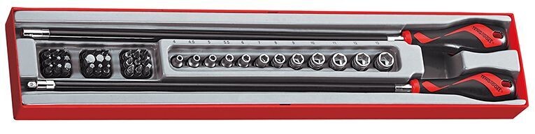 JUEGO DE DESTORNILLADORES FLEXIBLES Y PUNTAS TTXMD41N - 41 PIEZAS