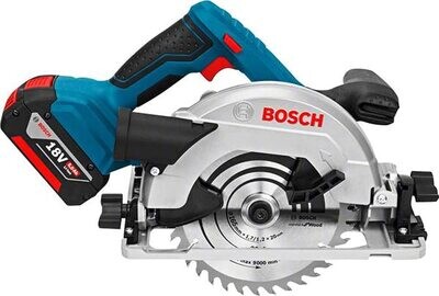 Bosch Professional 18V System GKS 18V-57 G - Sierra circular a batería (disco Ø 165 mm, 2 baterías x 4.0 Ah, en L-BOXX)