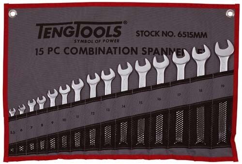 JUEGO DE 15 LLAVES COMBINADAS 5,5-19MM 6515MM