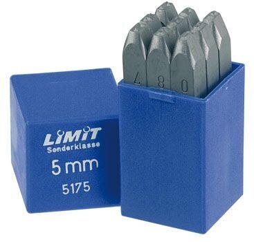 JUEGO DE 9 PUNZONES PARA ACERO Y METAL 1733- 12 MM