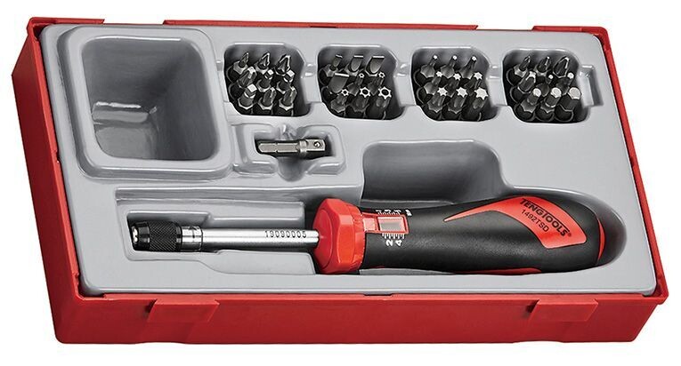 JUEGO DESTORNILLADOR DINAMOMÉTRICO 1/4" TTSD38 - 38P 1-5 NM