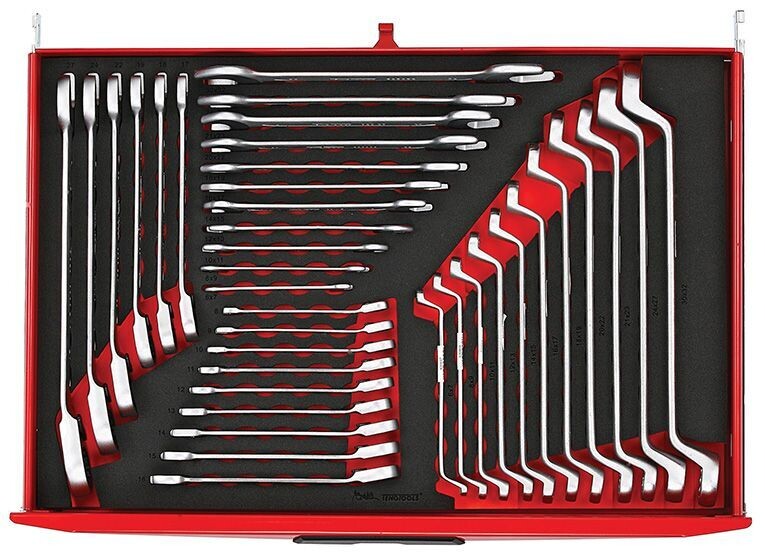 JUEGO DE LLAVES COMBINADAS Y FIJAS TTESP37 - 37 PIEZAS