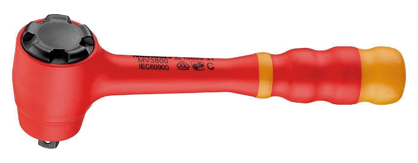 LLAVE DE CARRACA AISLADA 3/8" 72 DIENTES MV3800