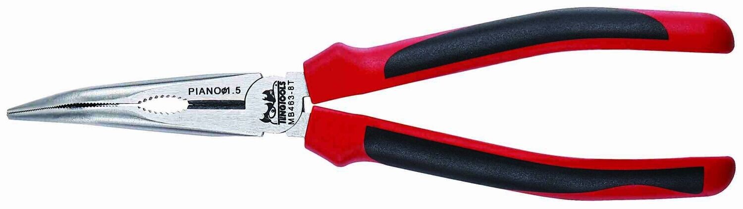 ALICATE DE BOCA CURVA SEMI REDONDA MB463-8T 200MM