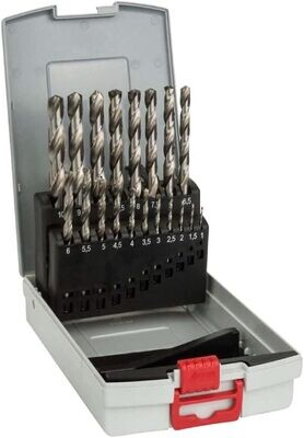 Bosch 2 608 587 013 - Set de 19 brocas para metal ProBox HSS-G, DIN 338, 135° - 1-10 mm (pack de 19)
