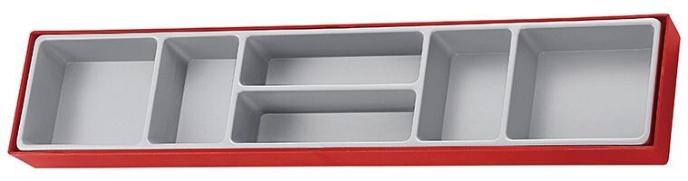 BANDEJA ALARGADA 6 COMPARTIMENTOS TTX01