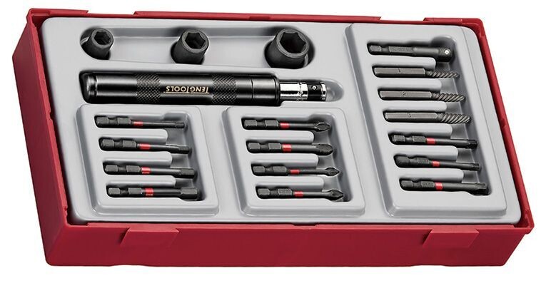 JUEGO DE DESTORNILLADOR DE IMPACTO TTID19 – ¼”