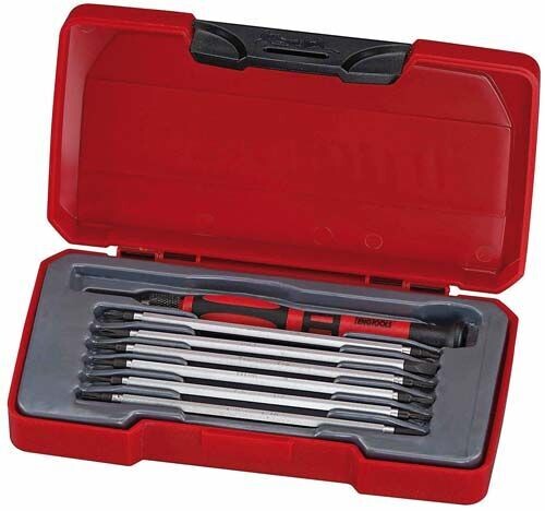 JUEGO DE MINI DESTORNILLADOR Y PUNTAS TM708 - 8 PIEZAS