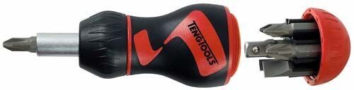 DESTORNILLADOR PORTAPUNTAS CORTO 1/4" MDR908S