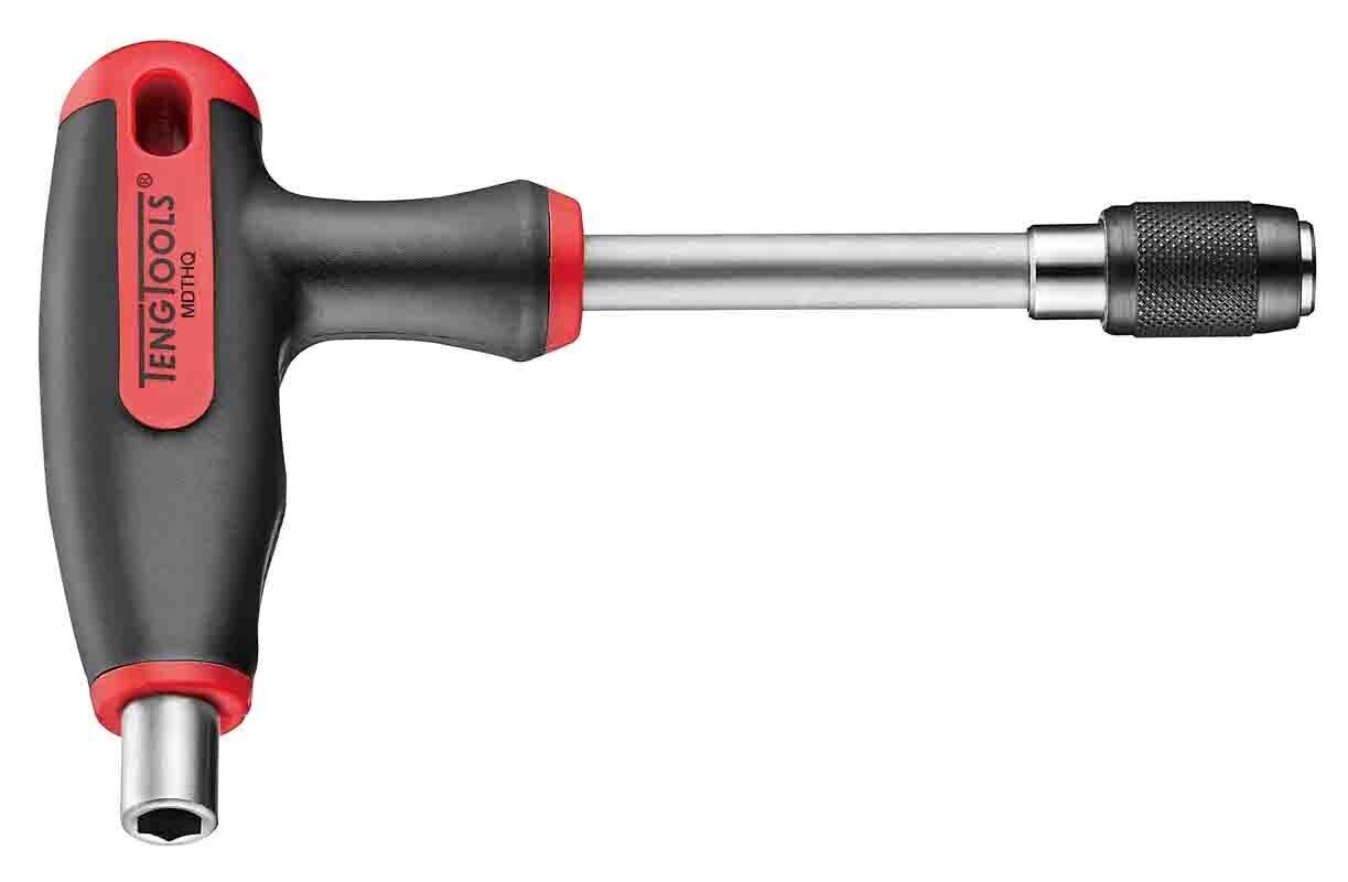 DESTORNILLADOR PORTAPUNTAS CON AJUSTE RÁPIDO EN T 1/4 PULGADAS