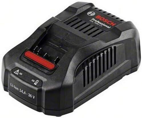 Bosch Professional Cargador 3680 CV - Tecnología De Litio: Batería, Negro, 14,4 V más 18 V más 36 V