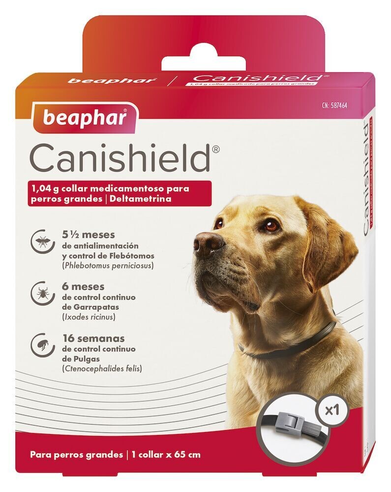 Beaphar Canishield® Collar Antiparasitario Perro Grande - 65cm