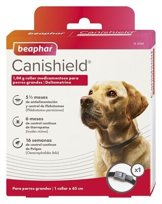 Beaphar Canishield® Collar Antiparasitario Perro Grande - 65cm