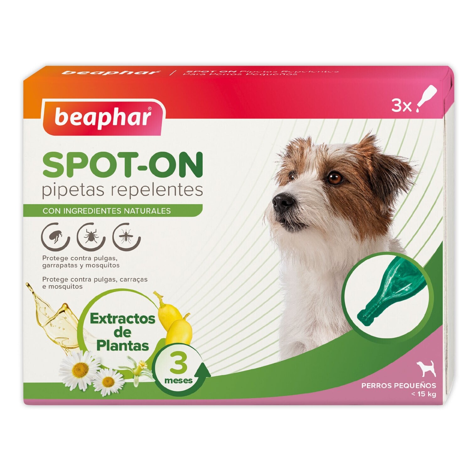 Beaphar Pipetas Repelentes Perro Pequeño - 3 x 1ml